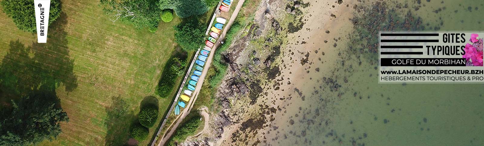 Les sentiers côtiers à la porte des Gites Typiques Golfe du Morbihan