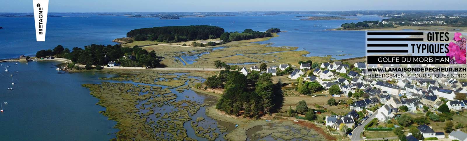 Télétravail dans des Gites dans le Golfe du Morbihan