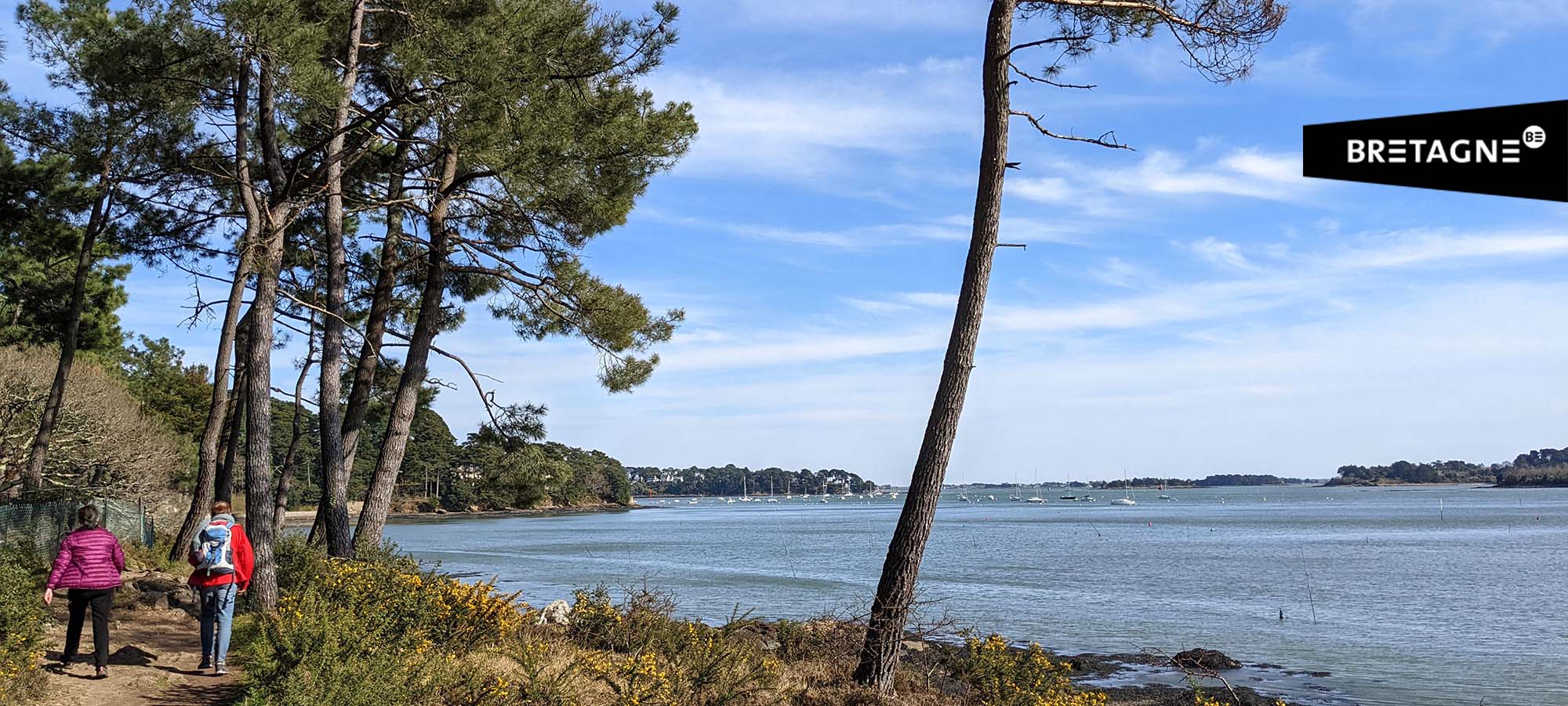 Sentier ctier sur Arradon Baden